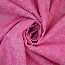 roze | Katoen popeline ranken, roze