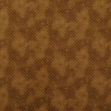 bruin | Katoenen stof small dots, bruin