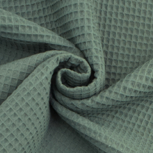 vieux vert | Tissu nid d'abeille gaufré, vieux vert