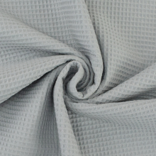 gris clair | Tissu nid d'abeille gaufré, gris clair