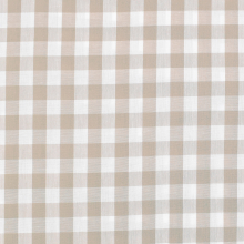 beige | Baumwoll Zefir Karo 17 mm, beige