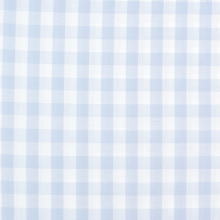 hellblau | Baumwoll Zefir Karo 17 mm, hellblau