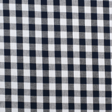 schwarz | Baumwoll Zefir Karo 17 mm, schwarz