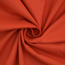dunkelterracotta | Baumwollcretonne, dunkelterracotta