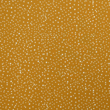 senfgelb | Baumwolljersey Flying Dots, senfgelb