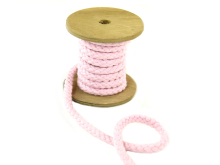 pastellrosa | Baumwollkordel 8 mm, pastellrosa