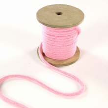 rosa | Baumwollkordel melange, rosa, 5mm