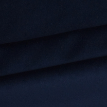 donkerblauw | Katoenfluweel uni donkerblauw