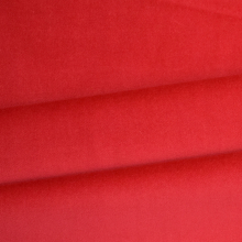 rood | Katoenfluweel uni rood