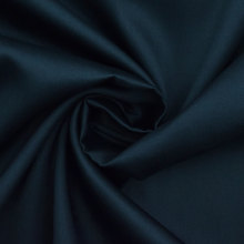 marineblauw | Katoen satijn uni, marineblauw