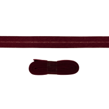 bordeauxrood | Katoenen biasband Uni, 3m stuk, bordeauxrood
