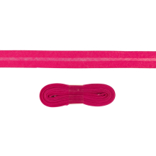 fuchsia | Katoenen biasband Uni, 3m stuk, fuchsia