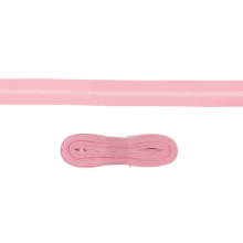 roze | Katoenen biasband Uni, 3m stuk, roze