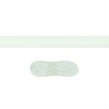 wit | Katoenen biasband Uni, 3m stuk, wit