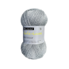 gris chiné | Pelote de laine à chaussettes laine vierge & polyamide BellaLana Gute Laune 100gr, gris chiné