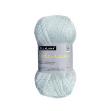 menthe pâle | Pelote de laine à chaussettes laine vierge & polyamide BellaLana Gute Laune 100gr, menthe pâle
