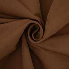 marron | Tissu viscose bengaline, marron