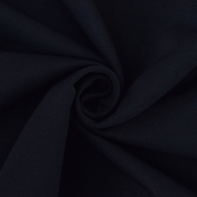 bleu marine | Tissu viscose bengaline, bleu marine