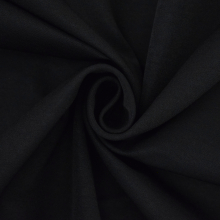 noir | Tissu viscose bengaline, noir
