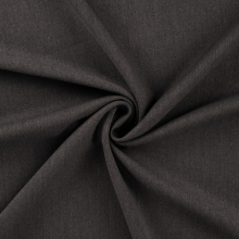 antraciet gemêleerd | Gabardine Bi-elastisch uni, antracietgrijs gemêleerd