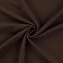 donkerbruin | Gabardine Bi-elastisch uni, donkerbruin