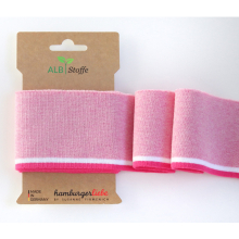 roze | Cuff me College Albstoffe Hamburger Liebe biologische boordstof, roze
