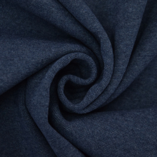 jeansblau | Bündchen Recycelt, jeansblau meliert