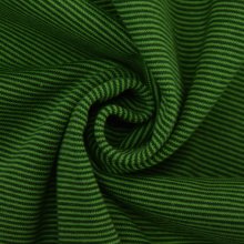grün-dunkelgrün | Bündchenstoff Micro Streifenliebe, grün - dunkelgrün