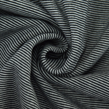 schwarz-weiß | Bündchenstoff Micro Streifenliebe, schwarz - weiss