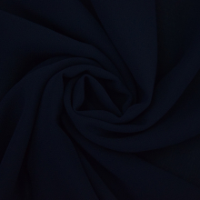 dunkelblau | Chiffon uni, dunkelblau