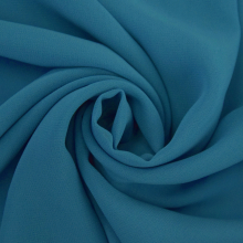 dunkeltürkis | Chiffon uni, dunkeltürkis