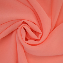 lachs | Chiffon uni, lachsfarben