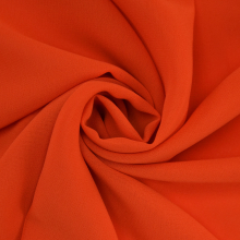 orange | Chiffon uni, orange
