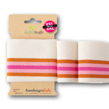 gebroken wit | Cuff me College Albstofe Hamburger Liebe Life Loves You biologische boordstof XXL, gebroken wit