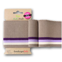 taupe | Cuff me College Albstofe Hamburger Liebe Only you XXL, taupe