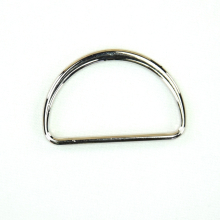 zilver | D-ringen, 40 mm, zilverkleurig
