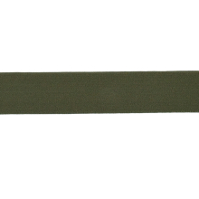 leger | Elastiek uni, 3 cm, legergroen