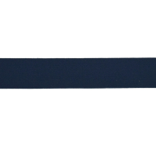 marineblauw | Elastiek uni, 3 cm, marineblauw