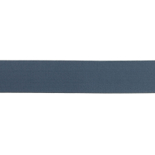 jeansblauw | Elastiek uni, 4 cm, jeansblauw