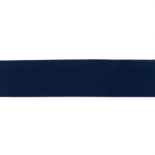 marineblauw | Elastiek uni, 4 cm, marineblauw