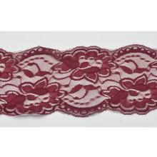 bordeaux | Ruban dentelle élastique 10cm, bordeaux