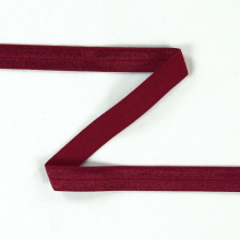 bordeaux | Elastisches Einfassband, bordeaux 15 mm