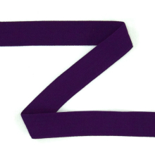 violett | Elastisches Einfassband matt, violett