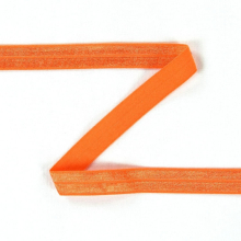 orange | Elastisches Einfassband, orange 15 mm