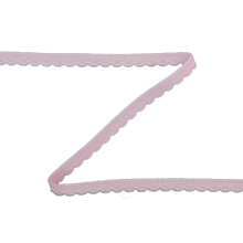 rose | Ruban dentelle élastique pour lingerie, rose