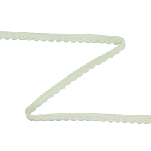 blanc cassé | Ruban dentelle élastique pour lingerie, blanc cassé