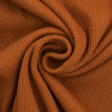 cognac | Fijne ribjersey Emma, cognac