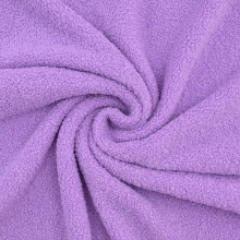lilas | Tissu bouclette fin uni, lilas