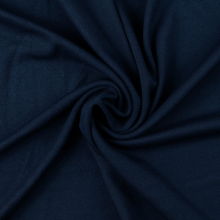 bleu foncé | Tissu jersey maille tricot fin Mirella, bleu foncé