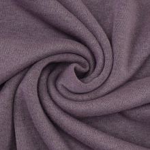 mauve | Tissu maille tricot fin double face, mauve chiné